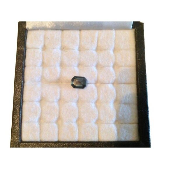 EXQUISITE 4.15ct Australian Emerald Cut Green Sapphire Stone‎ - Picture 4 of 5